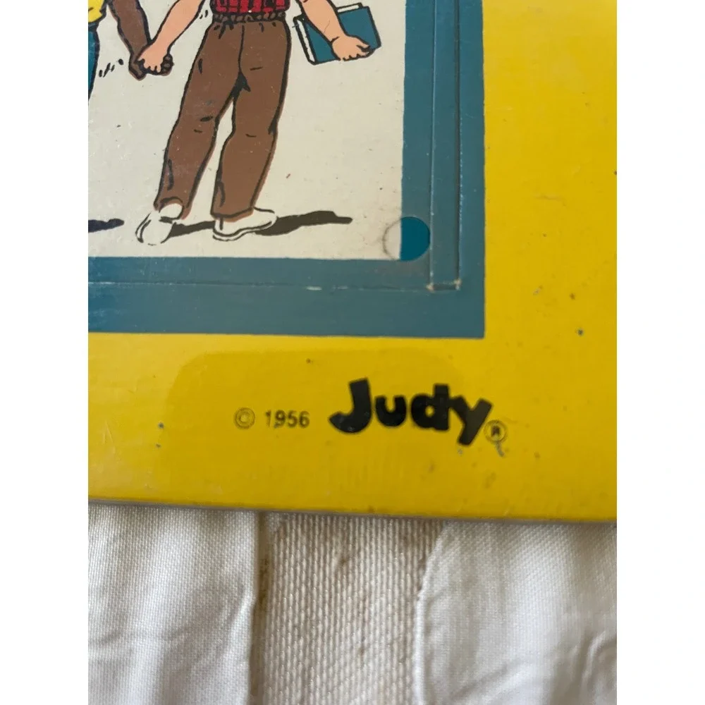 New 1956 Judy See-Quees Johnny Growing Story Board Sequence Puzzle 510657 VTG